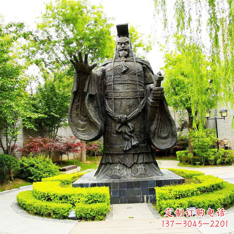 贵阳公园园林大型古代帝王秦始皇雕塑