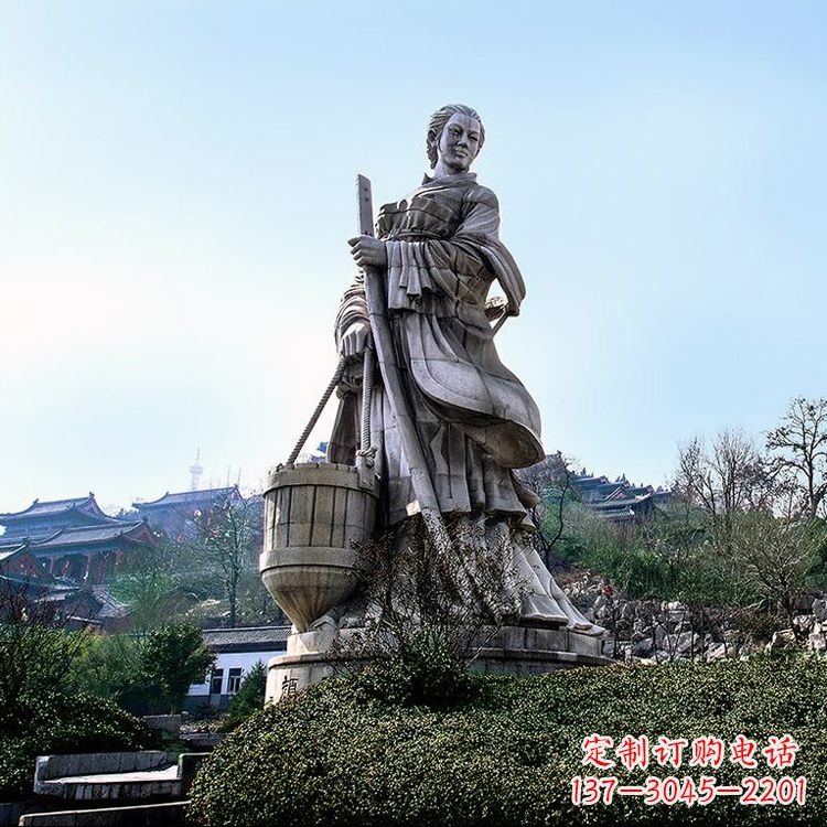 贵阳古代美女文姜景观雕塑