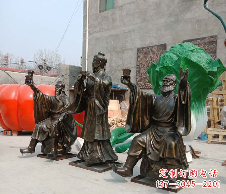 贵阳浓缩古代江湖英雄——名人雕塑