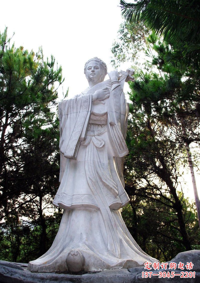 贵阳古代名人王昭君石雕