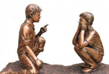 贵阳专业定制小品铜雕-尊贵的雕塑男孩