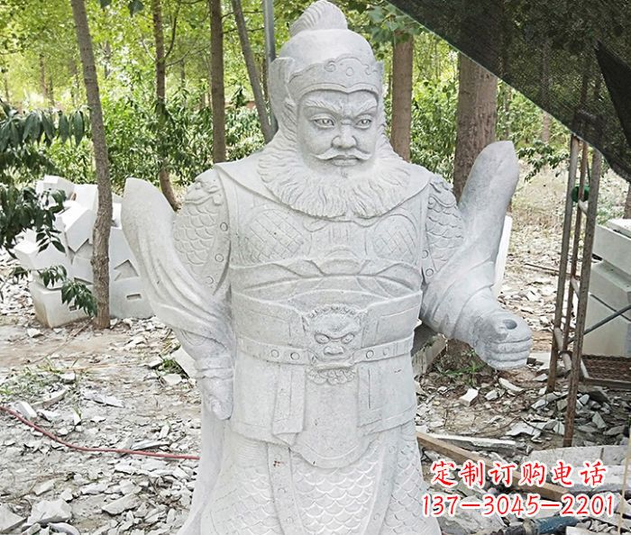 贵阳精美古典关公石雕