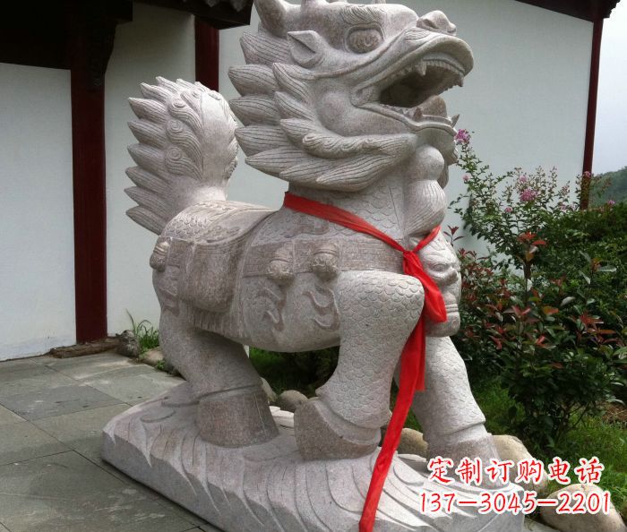 贵阳古典神麒麟石雕，令人叹为观止的精美艺术