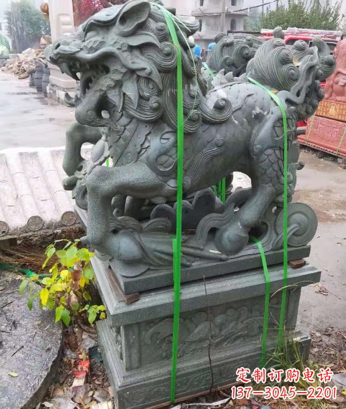 贵阳古代神兽麒麟石雕 (4)