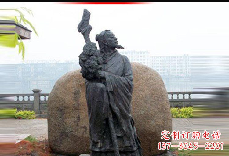 贵阳传承古代文化，陶渊明雕塑悠久记忆
