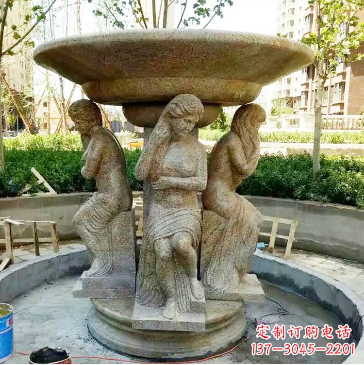 贵阳古典石雕喷泉精美雕塑