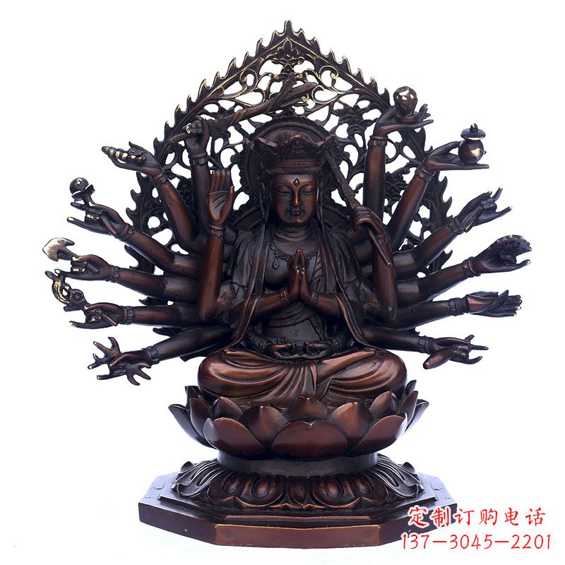 贵阳古铜千手观音雕塑