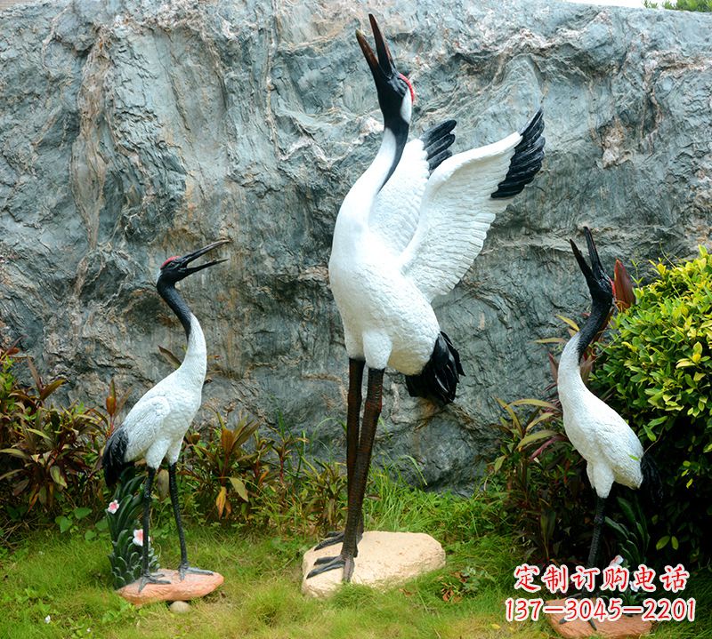 贵阳精致品质，故宫仙鹤雕塑