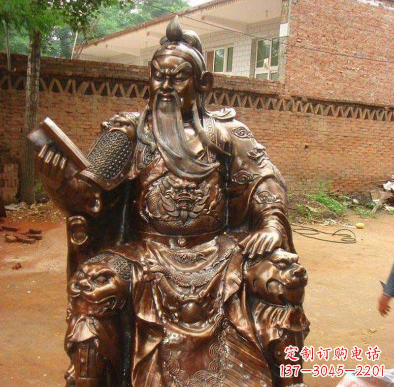 贵阳天下英雄，关公雕塑