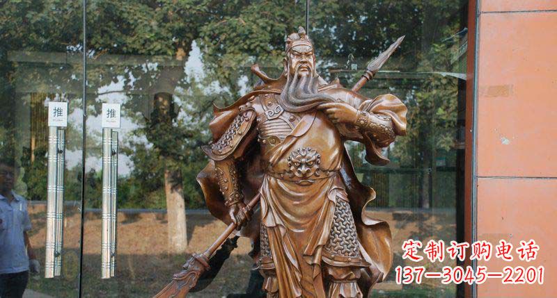 贵阳关公古代人物铜雕