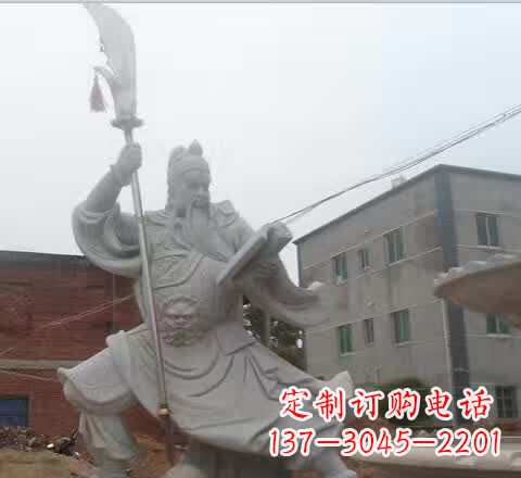 贵阳关公看书石雕