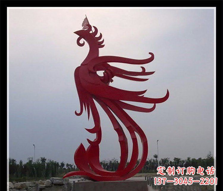 贵阳精美不锈钢凤凰雕塑