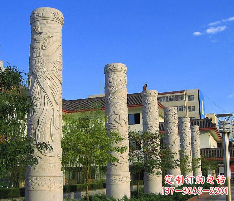 贵阳中领雕塑:凤凰石雕精美雕塑