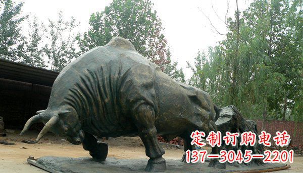 贵阳铜雕牛雕塑-领雕塑定制