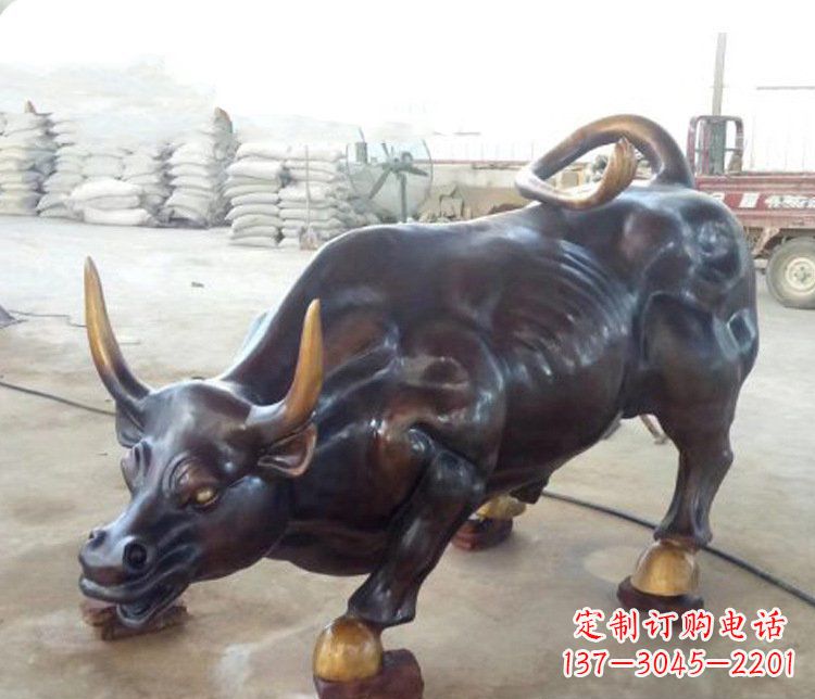 贵阳牛玻璃钢仿铜动物雕塑-把动物雕塑带入生活