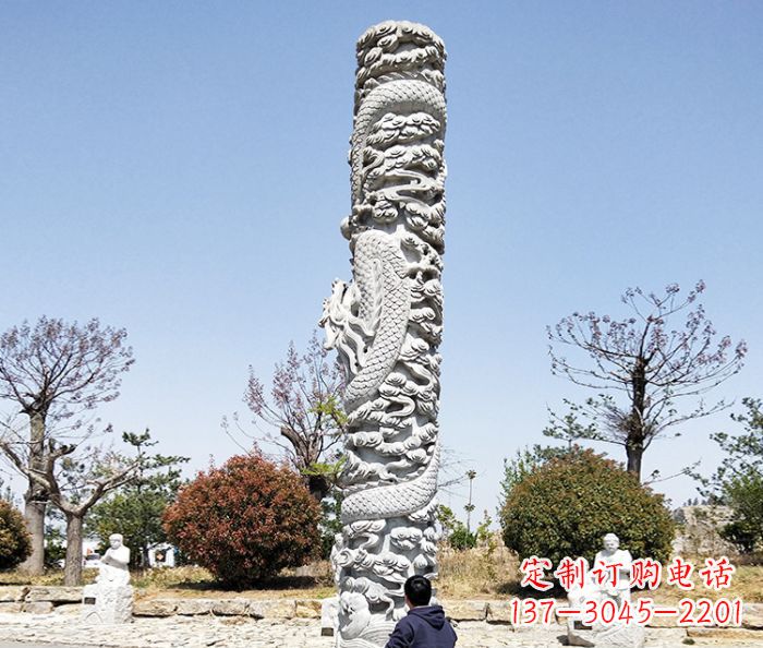 贵阳欣赏传统工艺的极致雕塑——大理石盘龙柱石雕