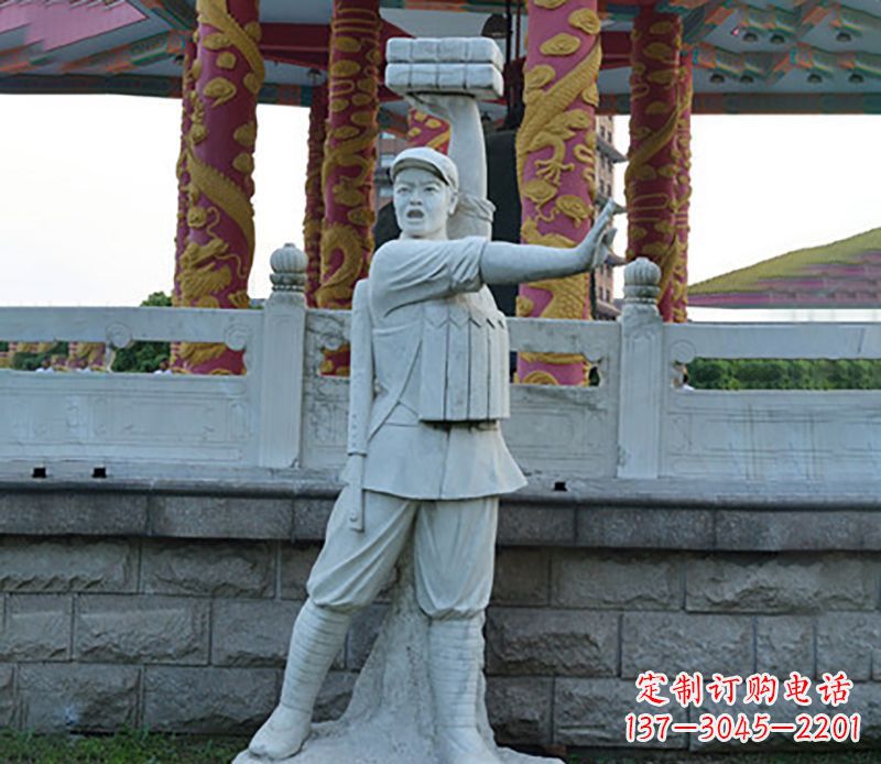 贵阳董存瑞石雕:一种传承精湛工艺的艺术品