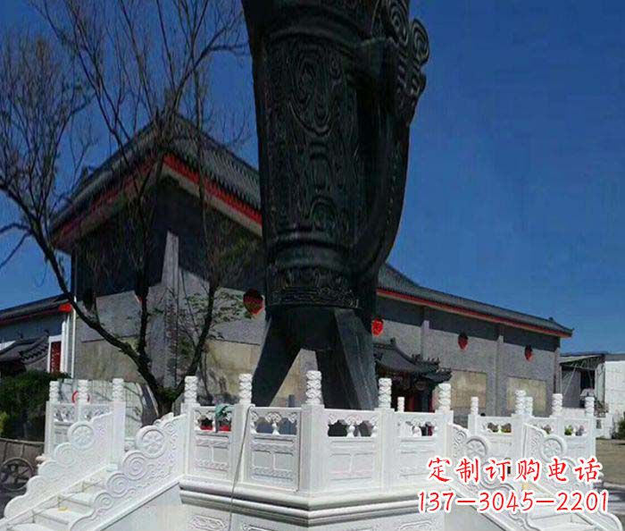 贵阳汉白玉升旗台石雕:高贵而典雅