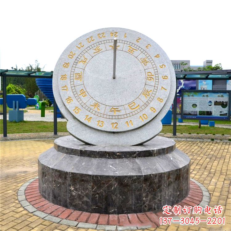 贵阳与众不同的精美日晷石雕塑
