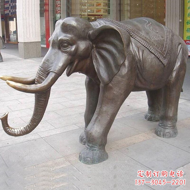 贵阳卓越的铜雕大象——中领雕塑