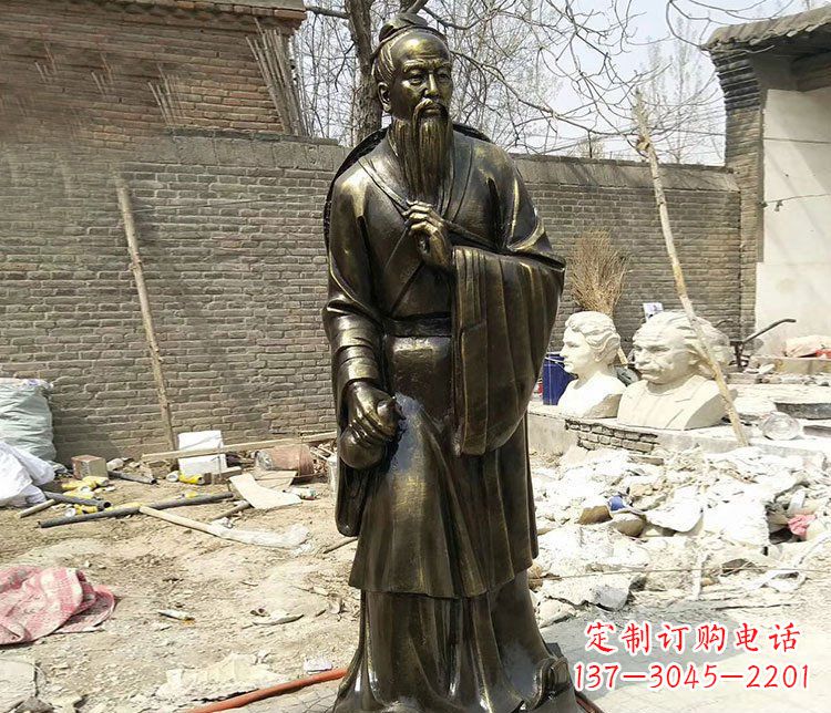 贵阳传承医德耀中华——华佗铜雕