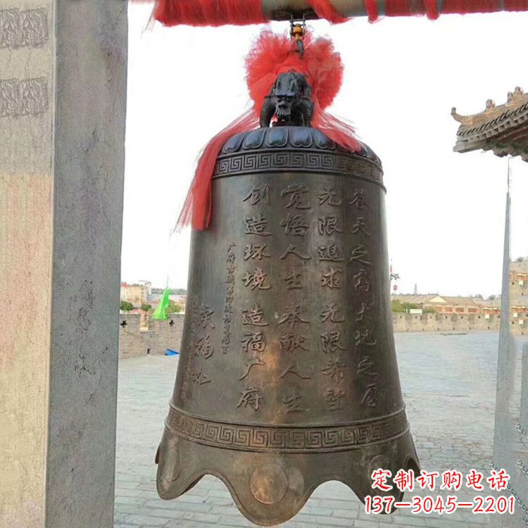 贵阳传承经典律动热情——亿领中国领先的广场铜钟雕塑