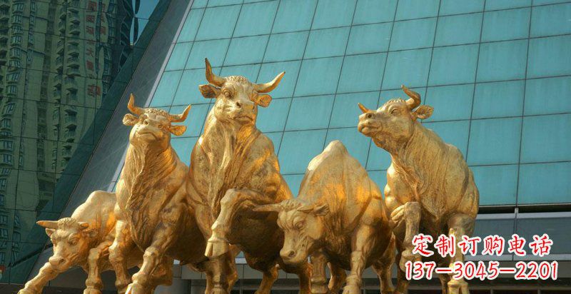 贵阳广场五牛铜雕