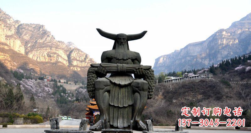 贵阳中领雕塑炎帝景观铜雕
