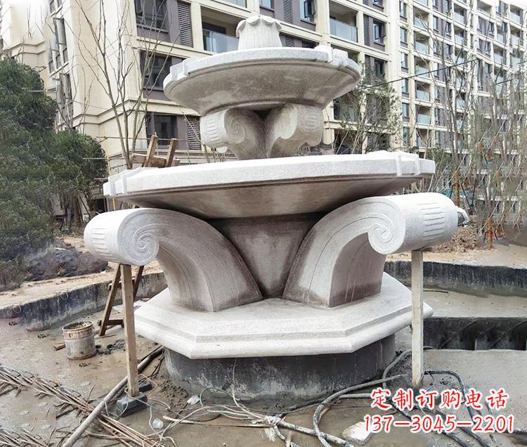 贵阳海马石雕喷泉，喷水灿烂缤纷