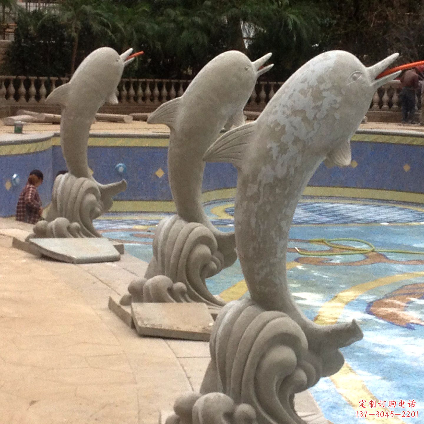 贵阳海豚大理石雕塑是一种具有特殊意义的艺术创…