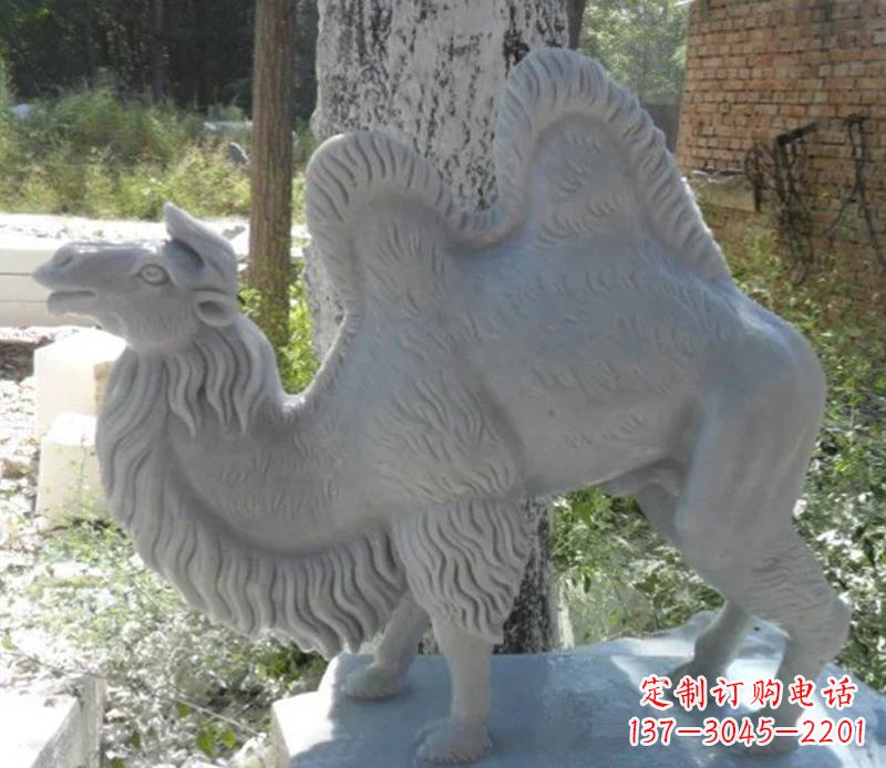 贵阳汉白玉骆驼雕，融入古朴奢华