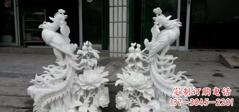 贵阳中领雕塑汉白玉凤凰雕塑