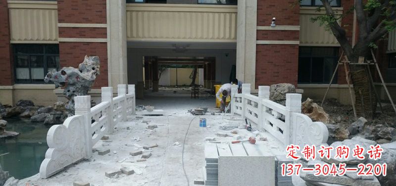 贵阳汉白玉栏板安装雕塑