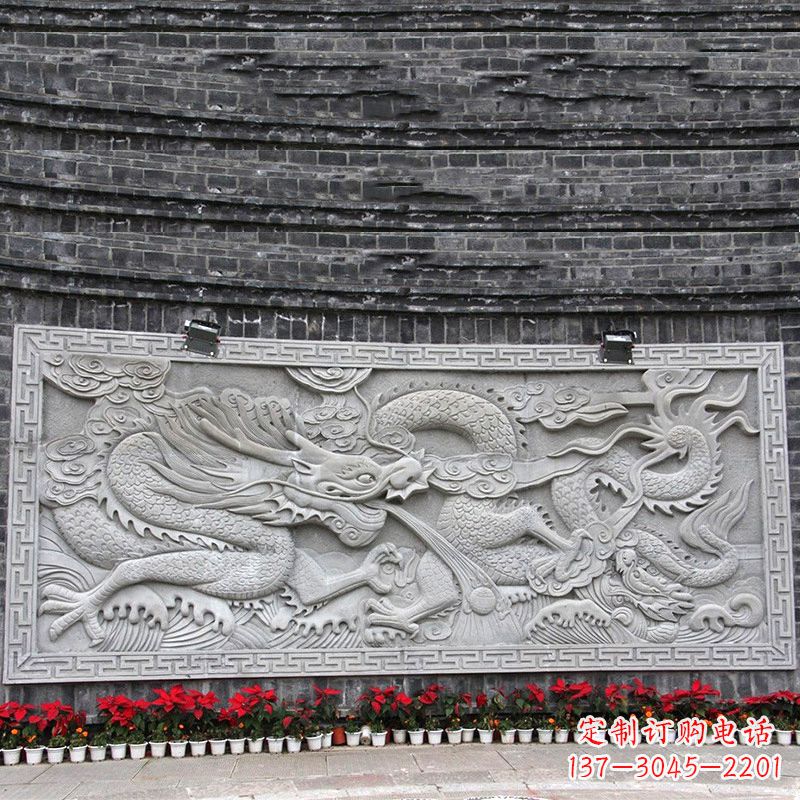贵阳汉白玉龙纹浮雕墙，专为您打造贵族感