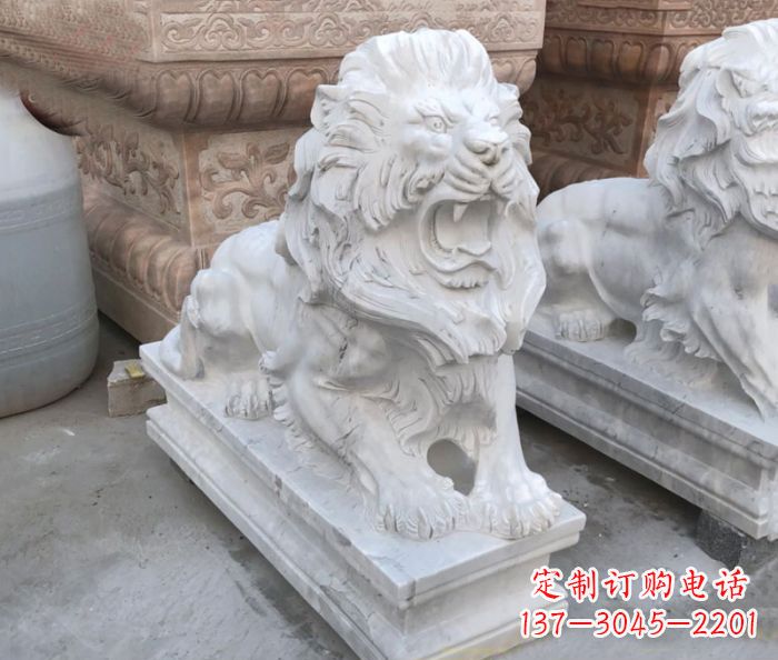 贵阳西洋狮子雕塑，装点家门口