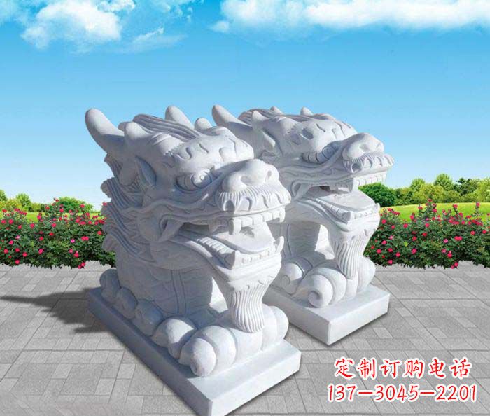 贵阳汉白玉喷泉石雕，点缀公园环境