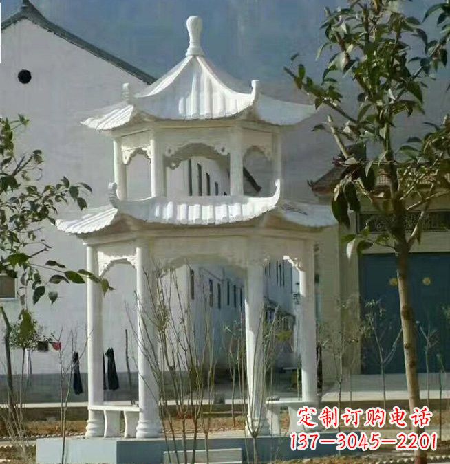 贵阳汉白玉凉亭雕塑,为您打造完美的艺术空间