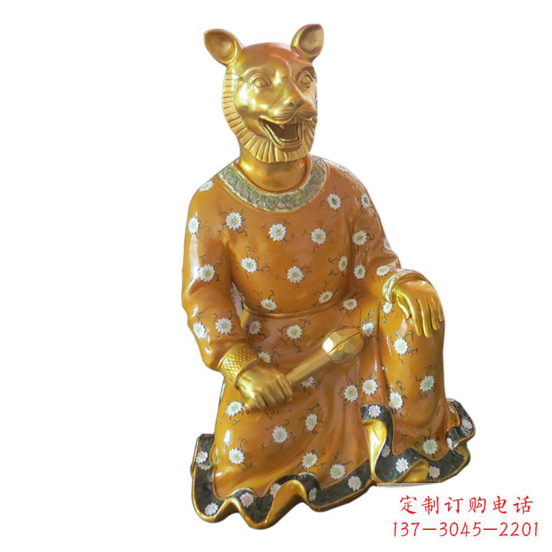 贵阳中领雕塑玻璃钢彩绘生肖雕塑