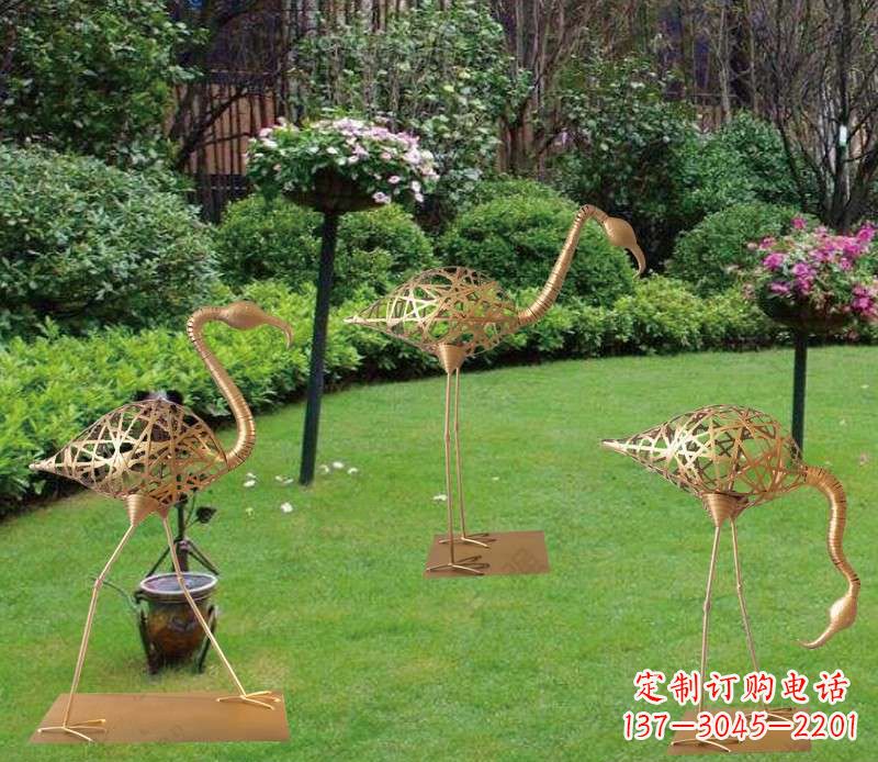 贵阳逼真大型火烈鸟雕塑