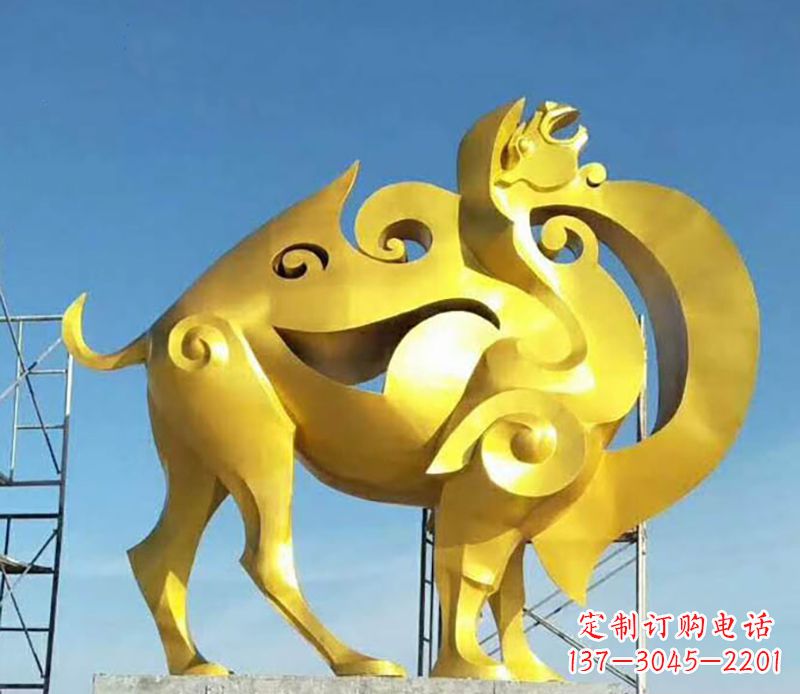 贵阳户外骆驼雕塑