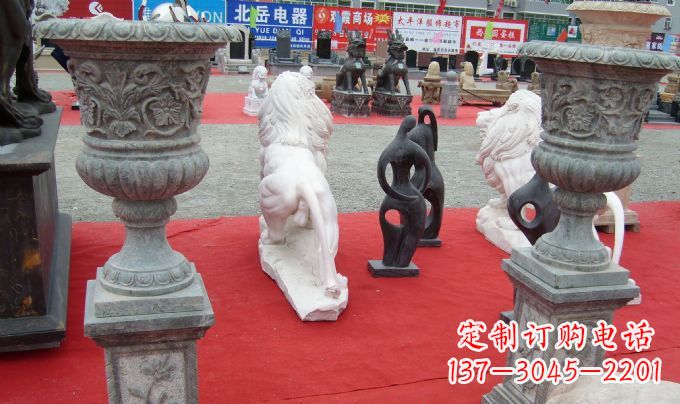 贵阳花盆公园景观石雕