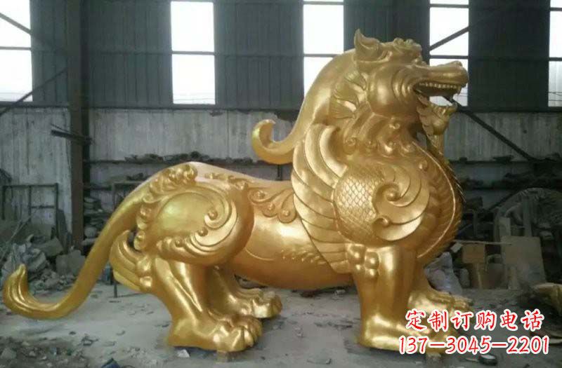贵阳精致定制黄铜貔貅雕塑