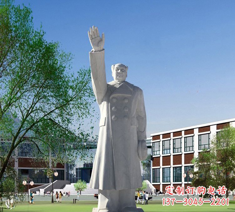 贵阳挥手的毛主席石雕