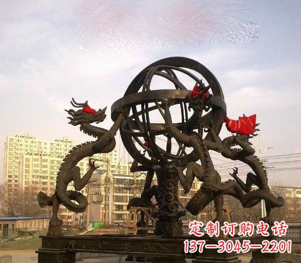 贵阳浑天仪铜雕:以精湛的手工雕刻出活生生的精美作品