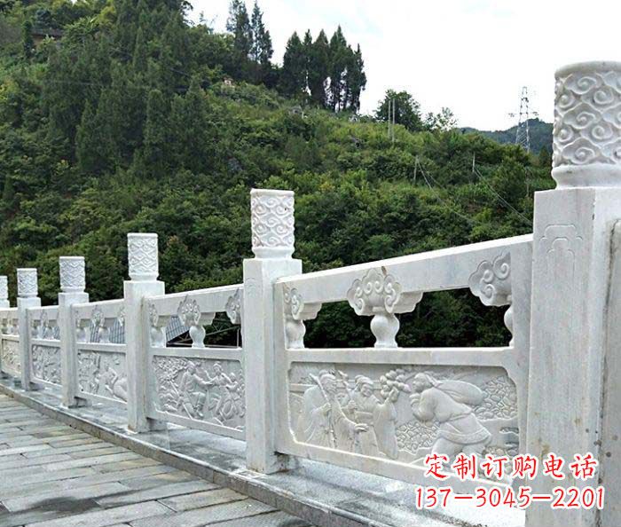 贵阳景区大理石栏板石雕 (4)
