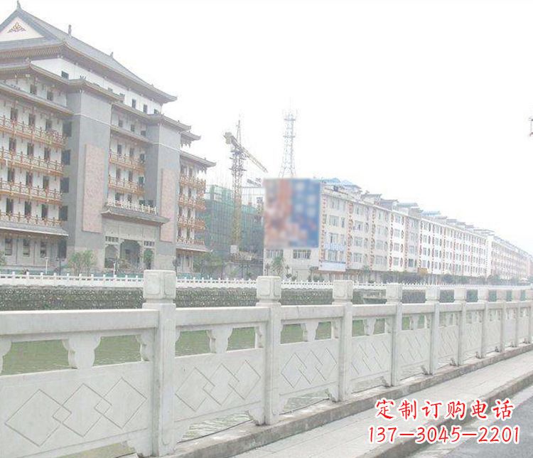 贵阳流光溢彩的大理石栏板石雕