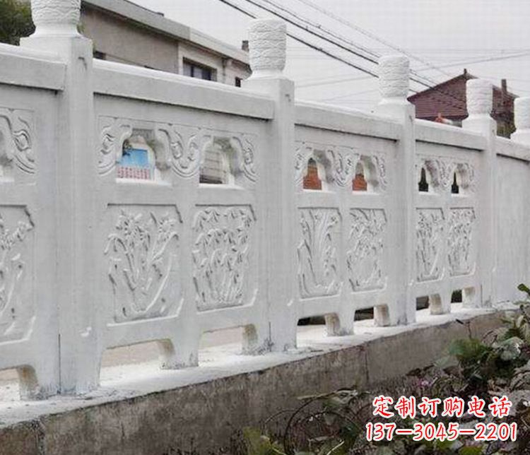 贵阳优雅大理石栏板雕塑