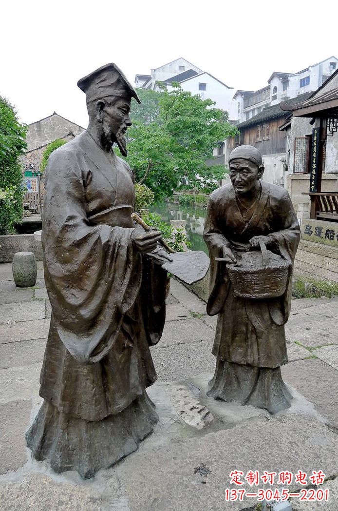 贵阳经典雕塑:王羲之情景小品