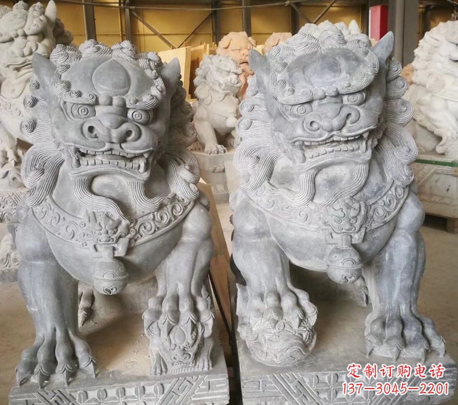 贵阳南方石狮子雕塑,传承古典工艺