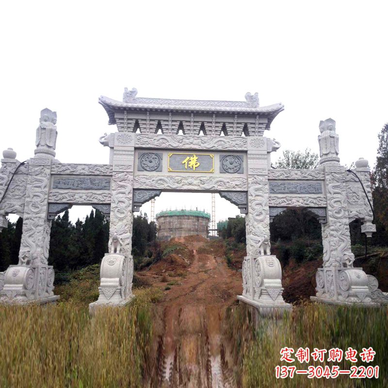 贵阳景区入口石牌坊雕塑,为您塑造独一无二的精美雕塑